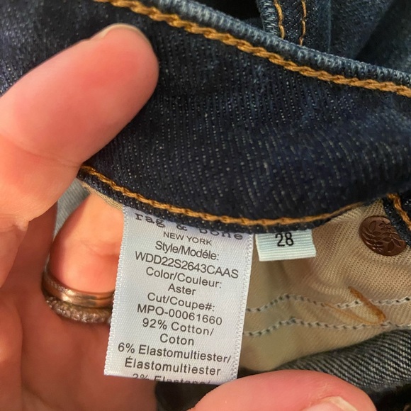 Rag And Bone Dre Low Rise Slim Fit Boyfriend Jeans - Picture 10 of 11